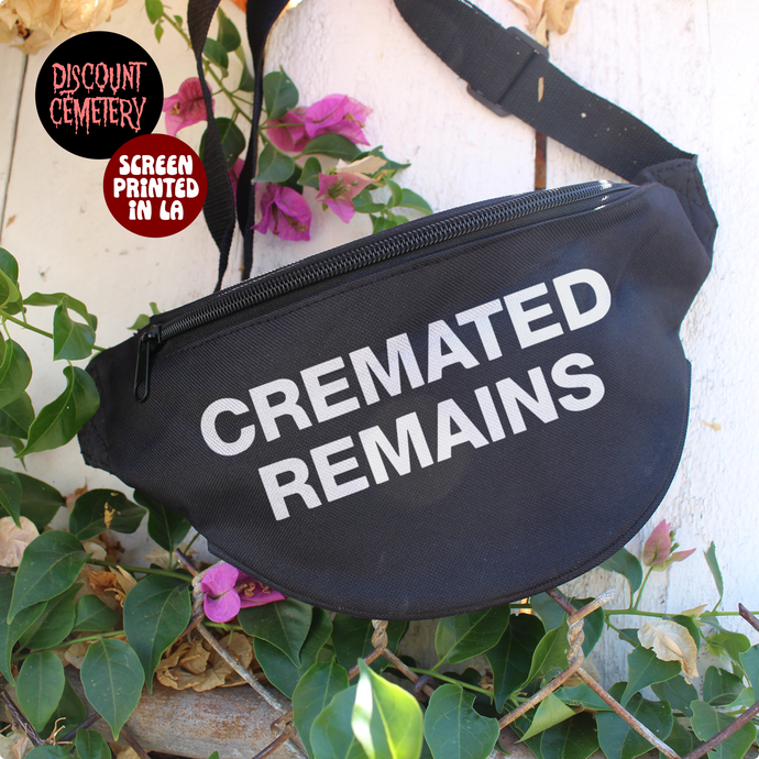 CREMATED REMAINS fanny pack