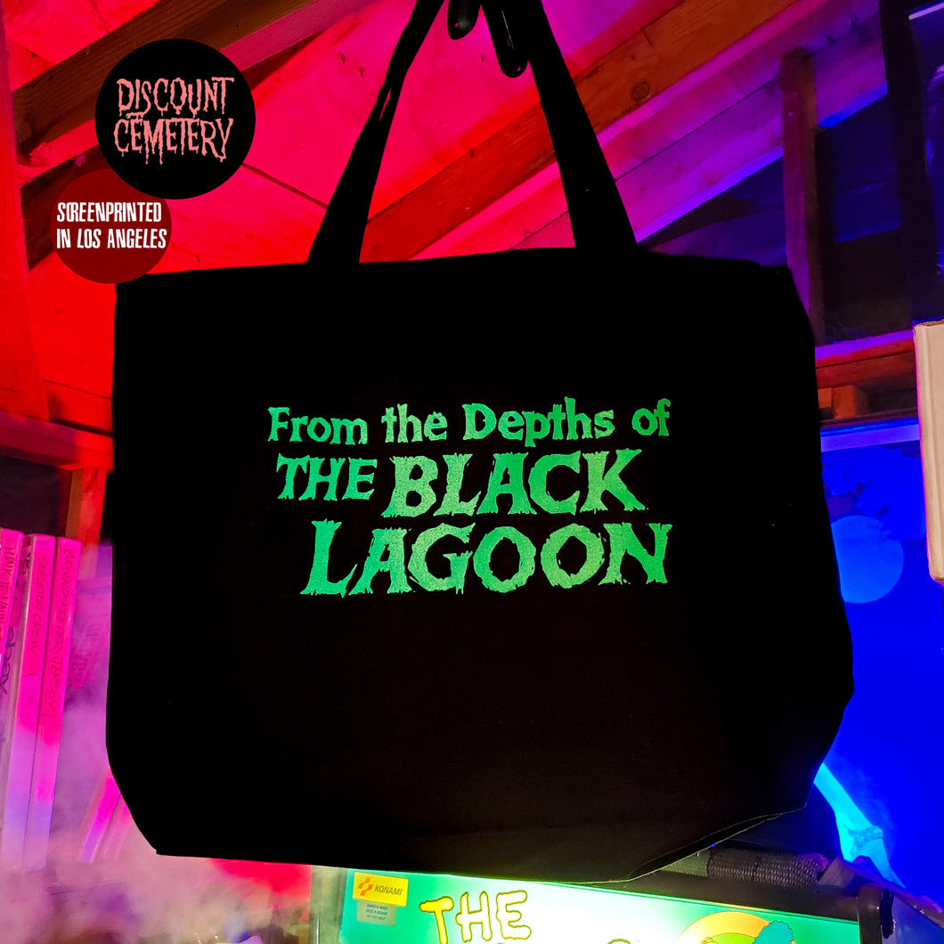 FROM THE DEPTHS zipper tote bag