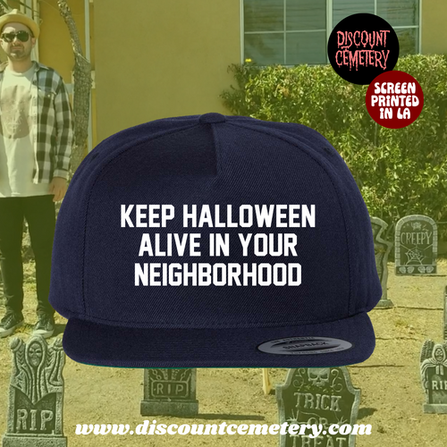 KEEP HALLOWEEN ALIVE snapback hat