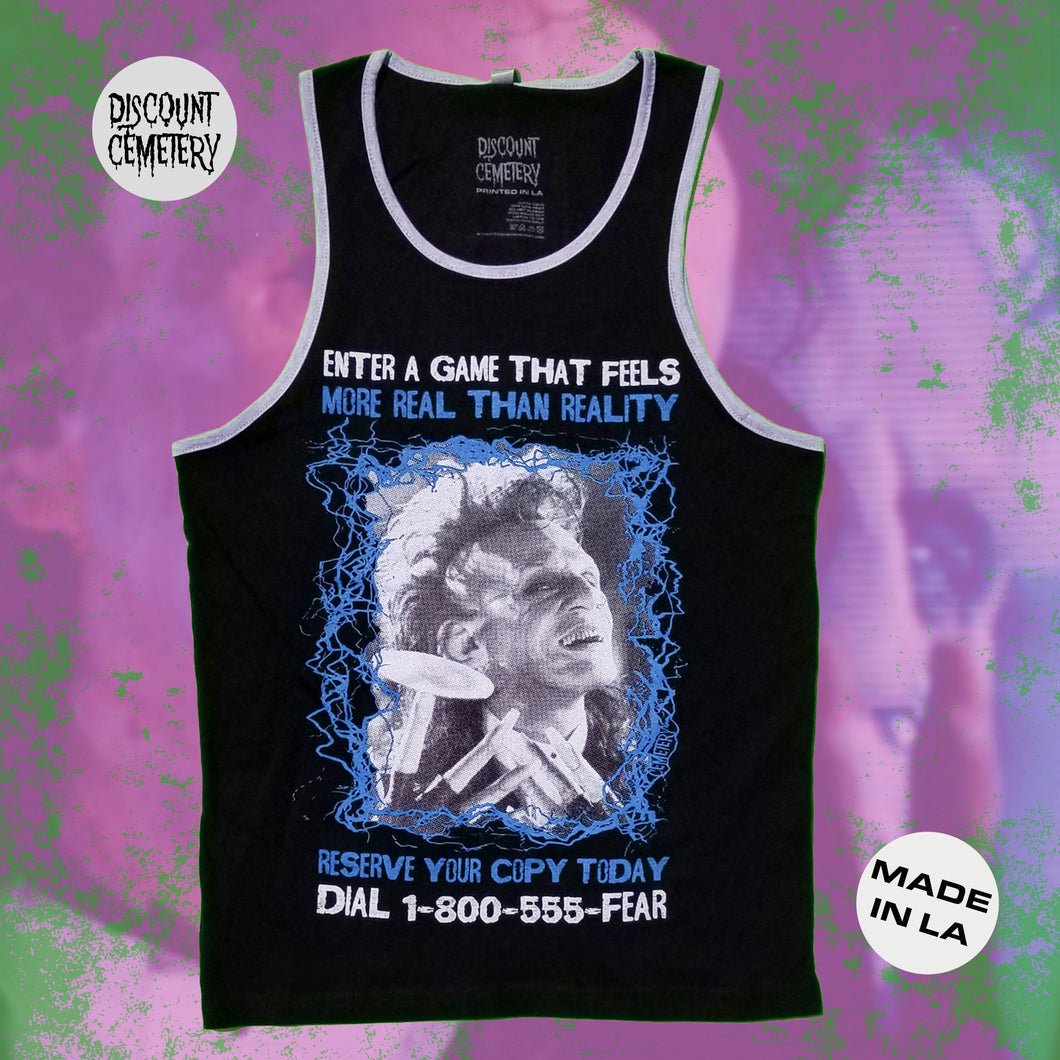 555-FEAR tank top - Discount Cemetery